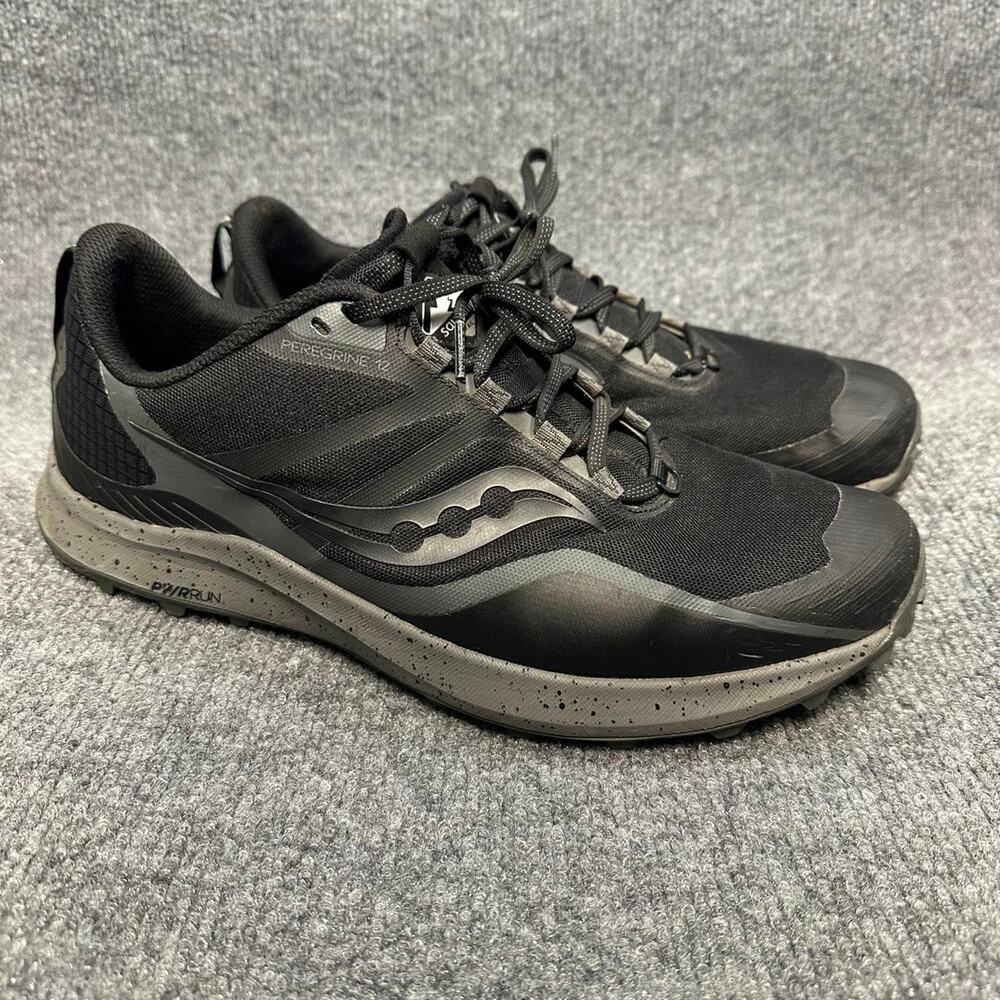 Saucony Mens Peregrine 12 Sneaker Outdoor All Terrain Trail Running Shoe 12 Wide